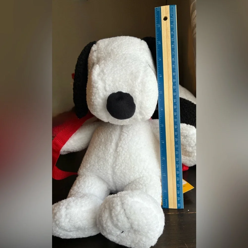 Peanuts White and Black Backpack